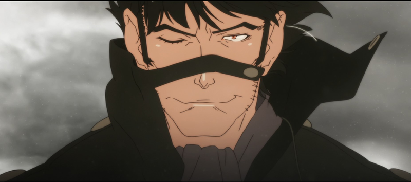 Guillotine Cutter is either winking at you, or he has a bad Bell’s Palsy.